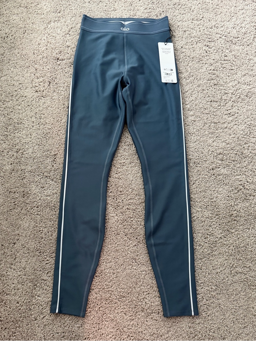 Alo Airlift High Waist Suit Up Legging - Bluestone
